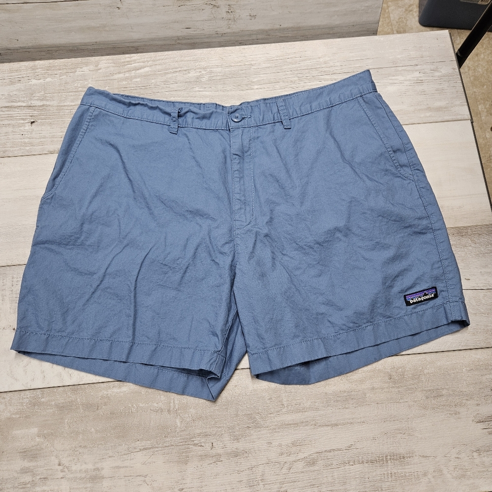 Patagonia Blue Men's Flat Front Shorts